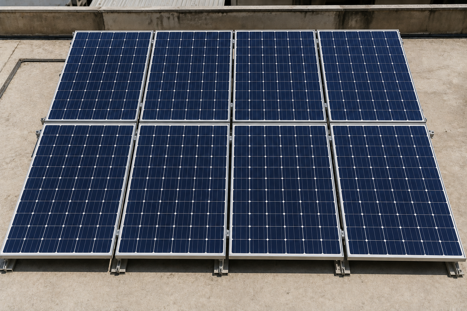 Clean solar panels